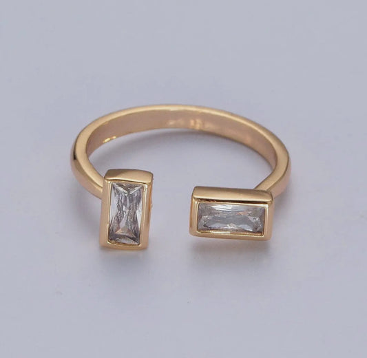 Rectangle Stone Ring