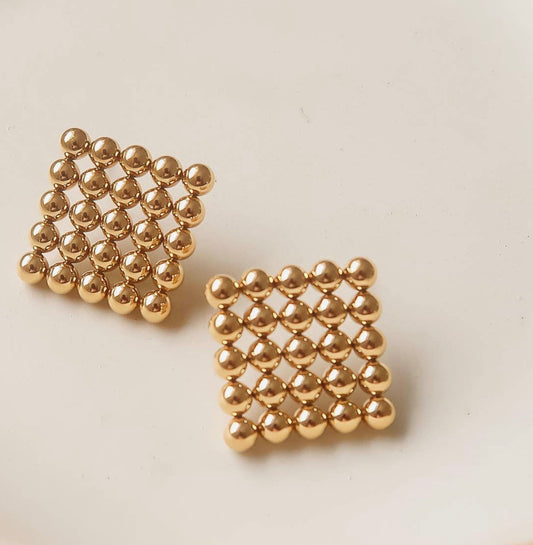 Therese Square Earrings