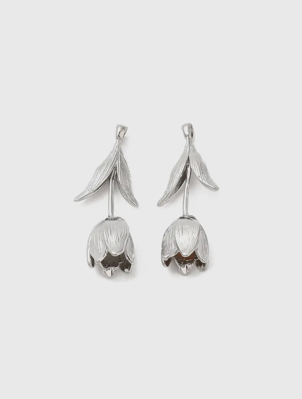 Silver Tulip Charm