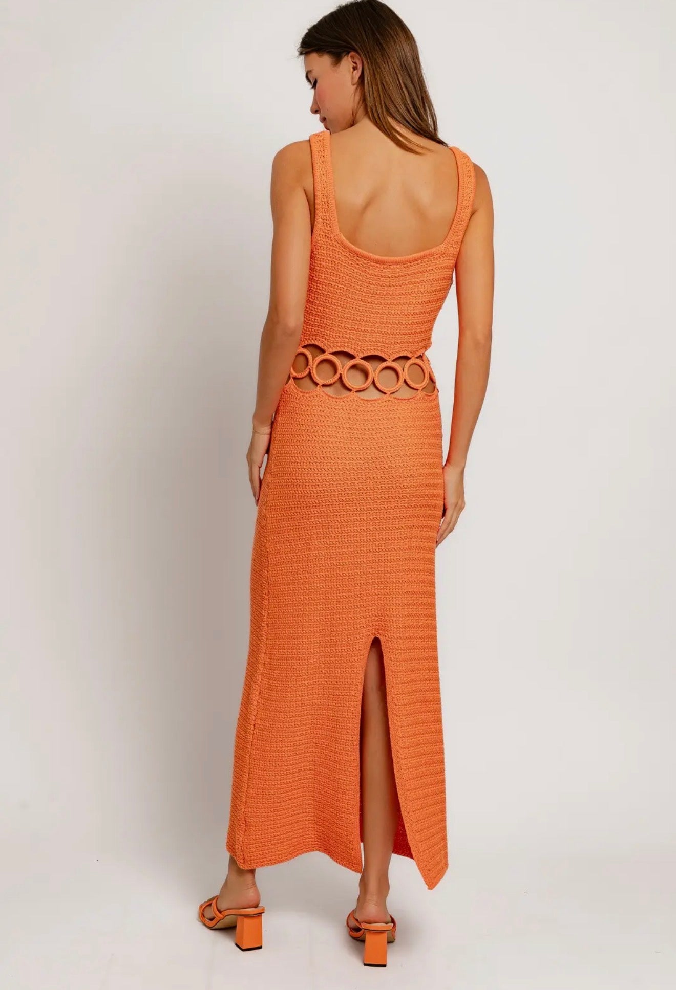 Cleo Crochet Midi Dress