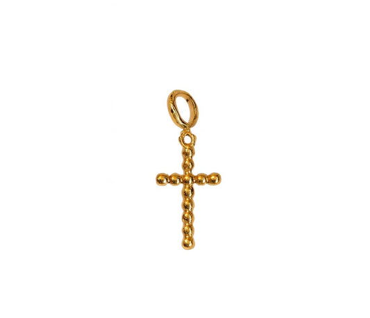 Golden Cross Charm