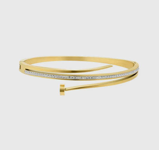 Pave Nail Bangle