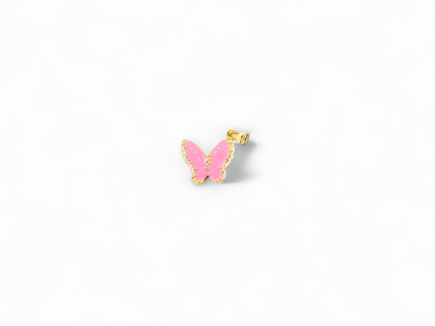Pink Butterfly Charm