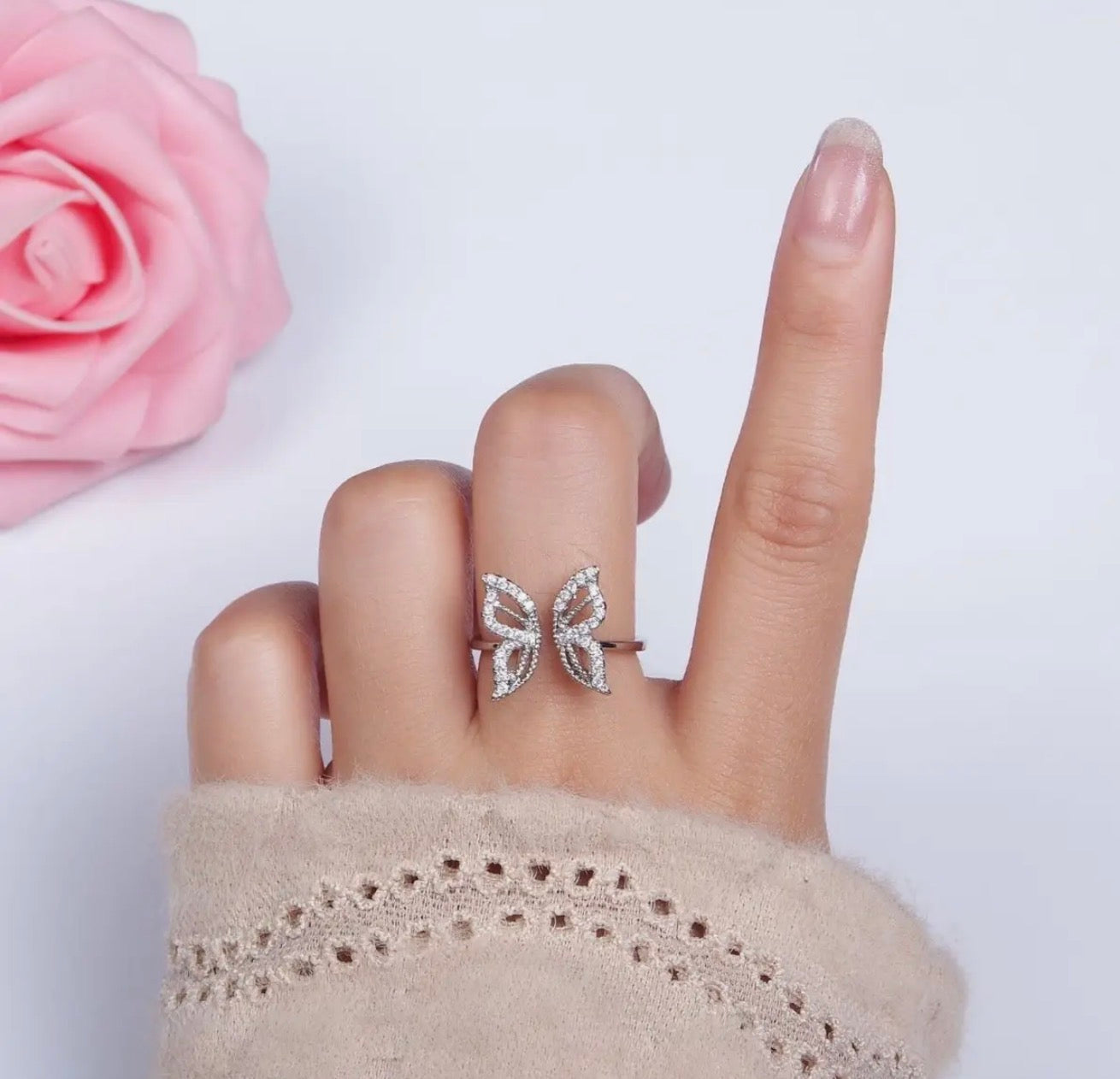 Dream On Butterfly Ring