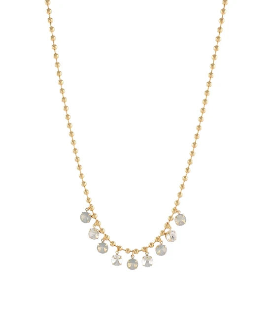 Christina Round Stone Necklace