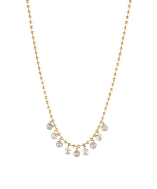 Christina Round Stone Necklace