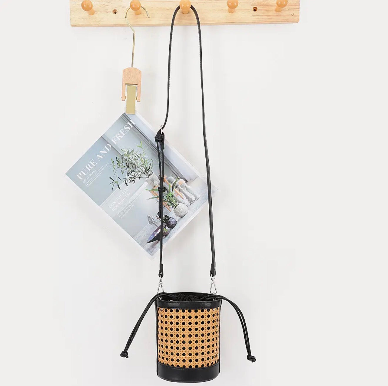 Alina Bamboo Tube Crossbody