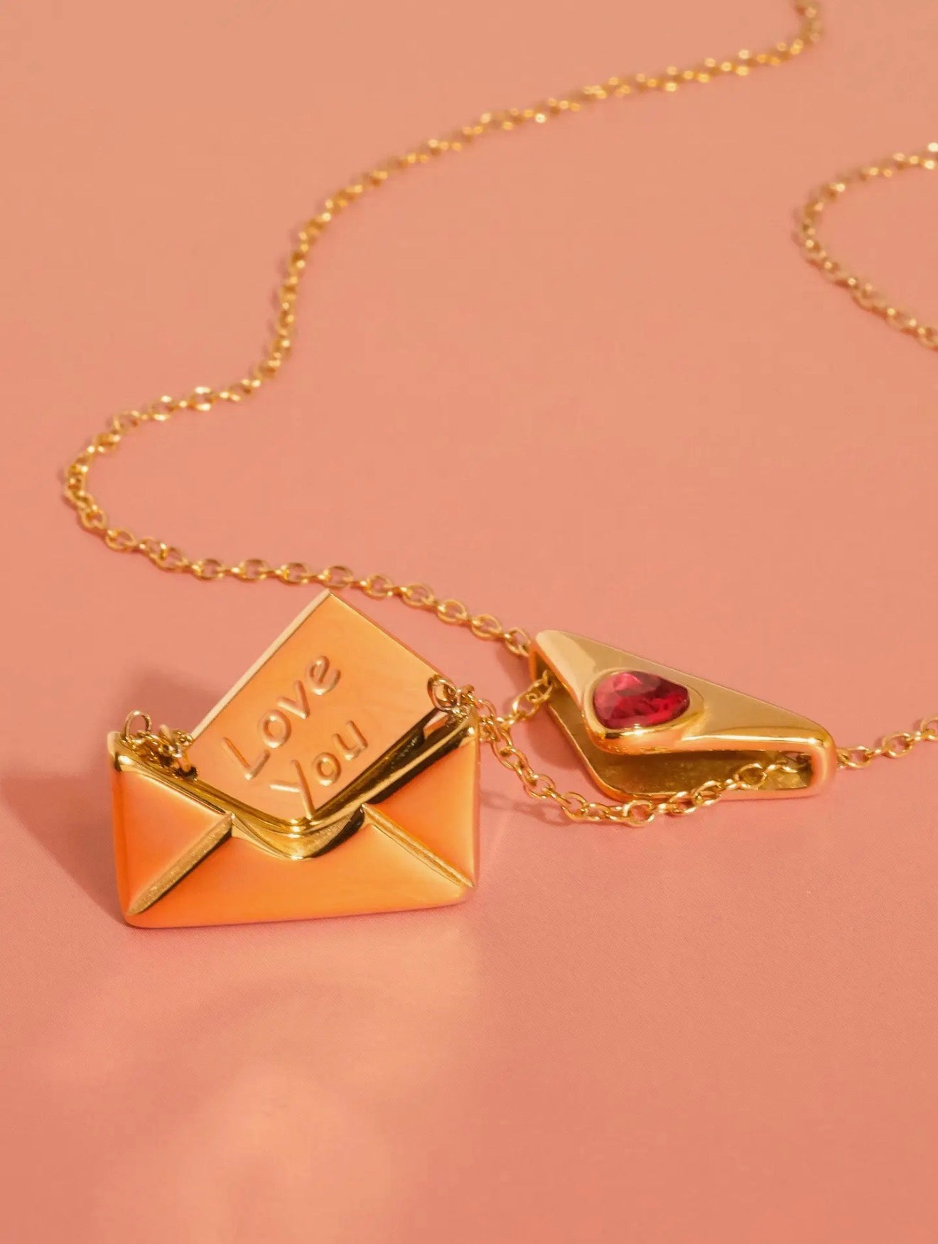 Letter Heart Necklace