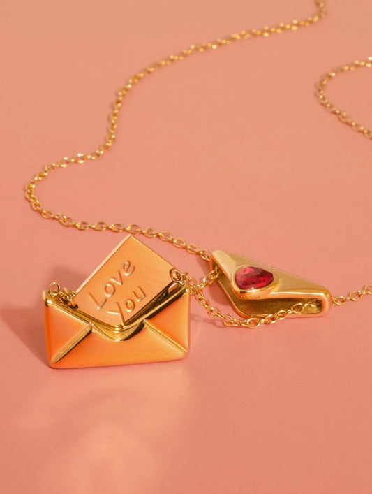 Letter Heart Necklace