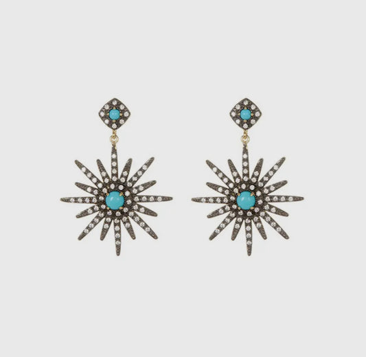 Starburst Drop Earrings