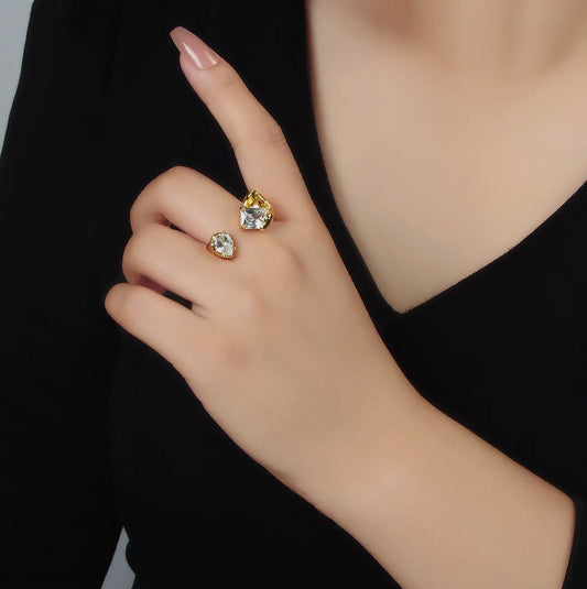 Teardrop Molten Ring