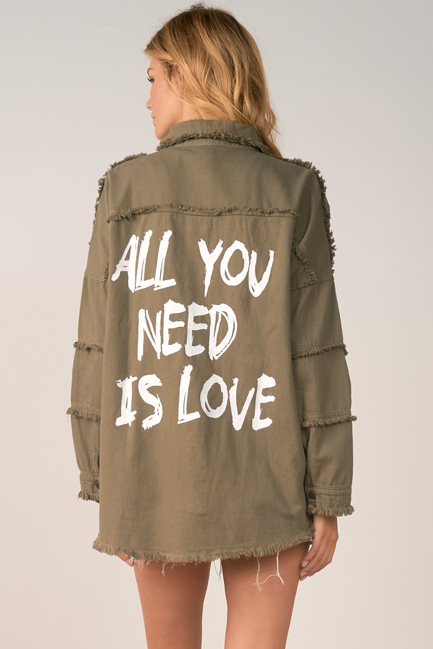 All You Need Is Love Shacket