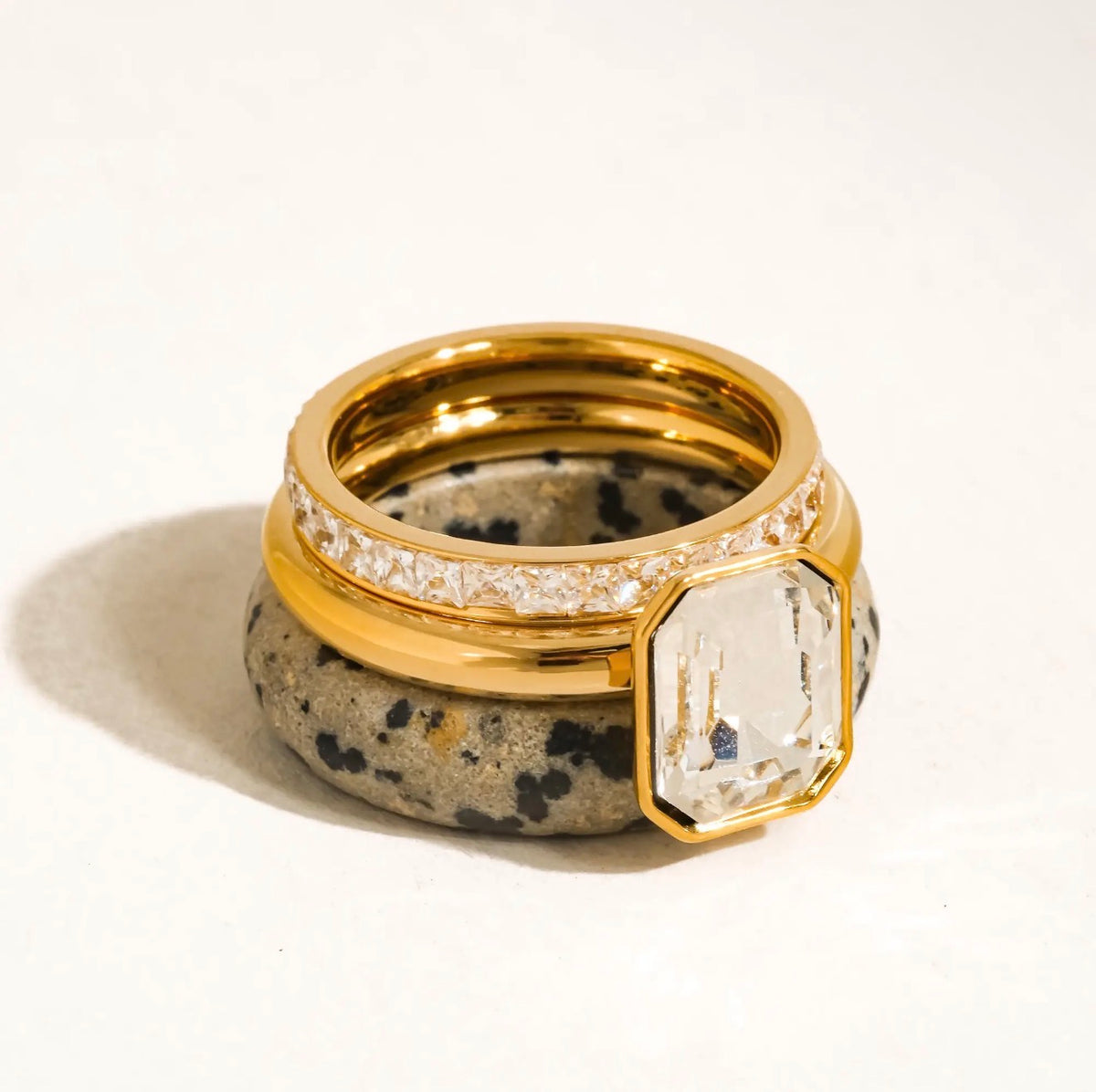 Stone Ring Set