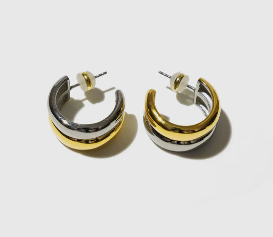 Twin Tone Hoop