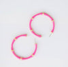 Charleston Bamboo Hoop Earrings