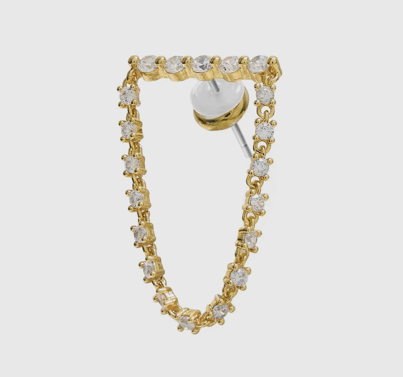 Tennis Drop Earrings