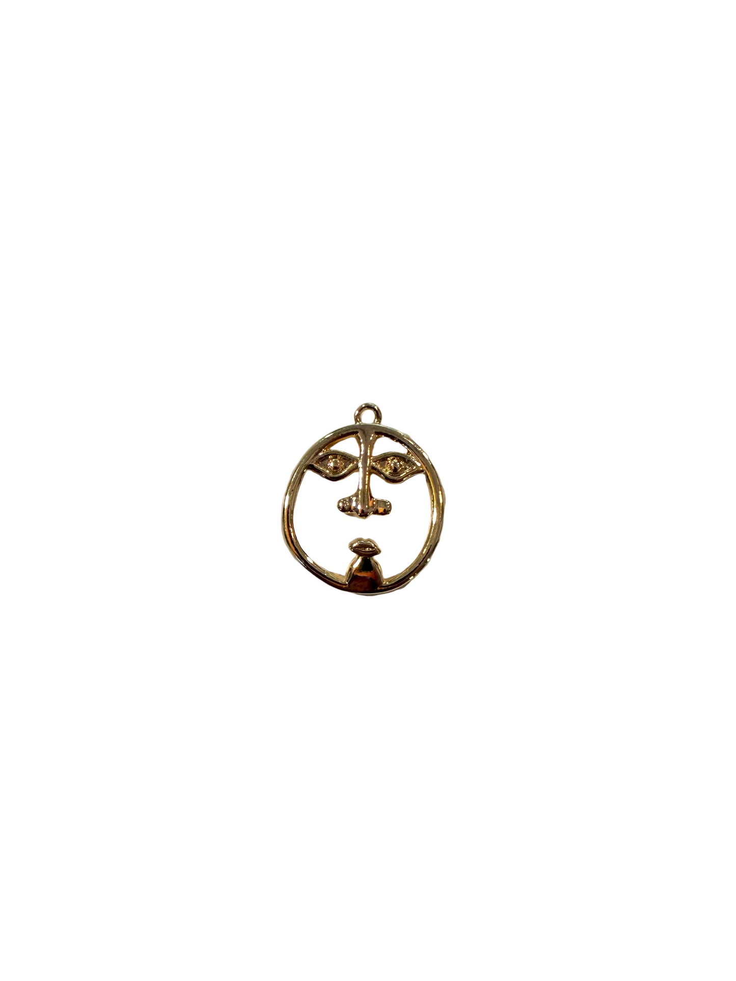 Golden Visage Charm