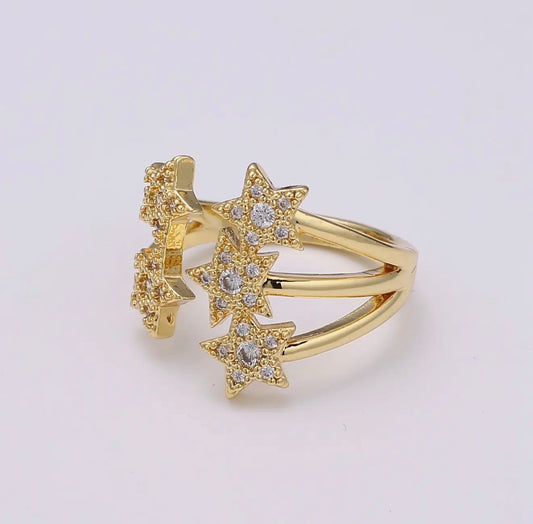 Crystal Sparkler Ring