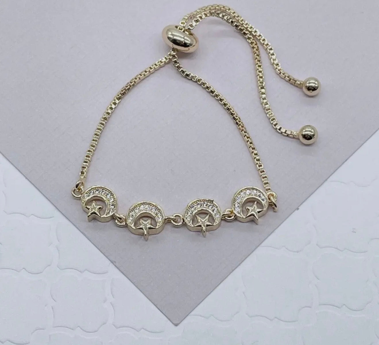 Miley Moon & Stars Adjustable Bracelet