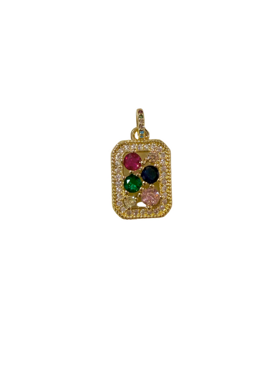 Crystal Color Mosaic Charm