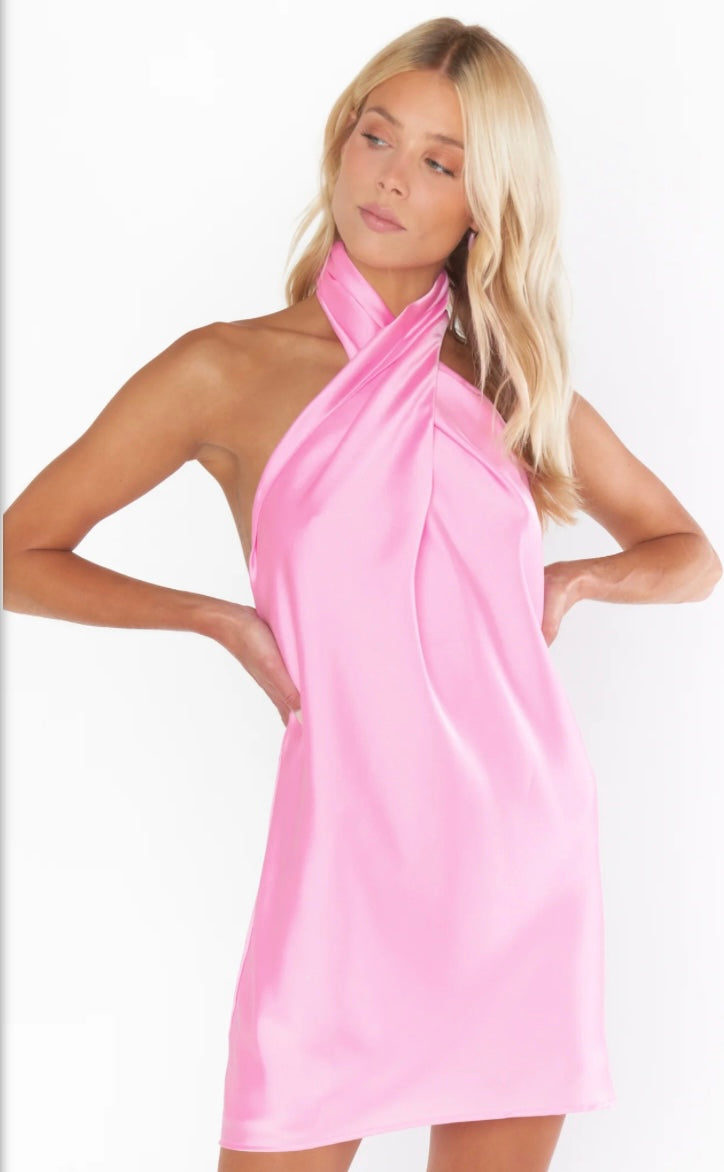 jasmine halter mini dress – Lavendar Boutique emerging womenswear brand