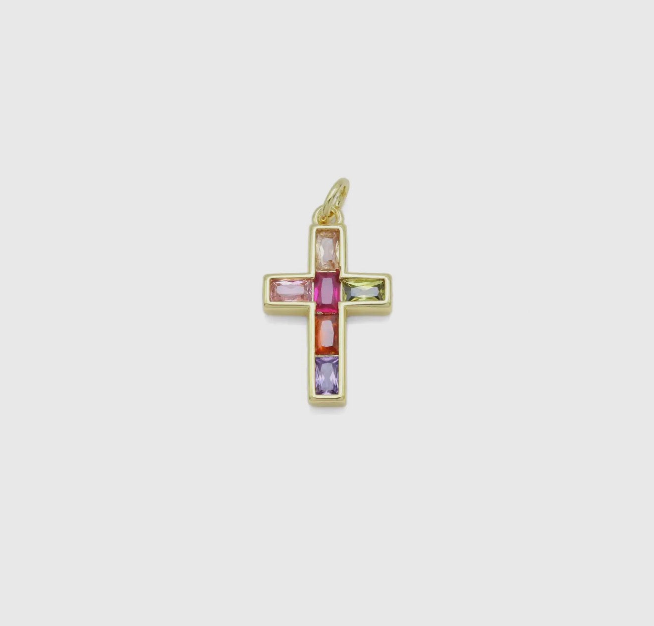 Prism Cross Charm
