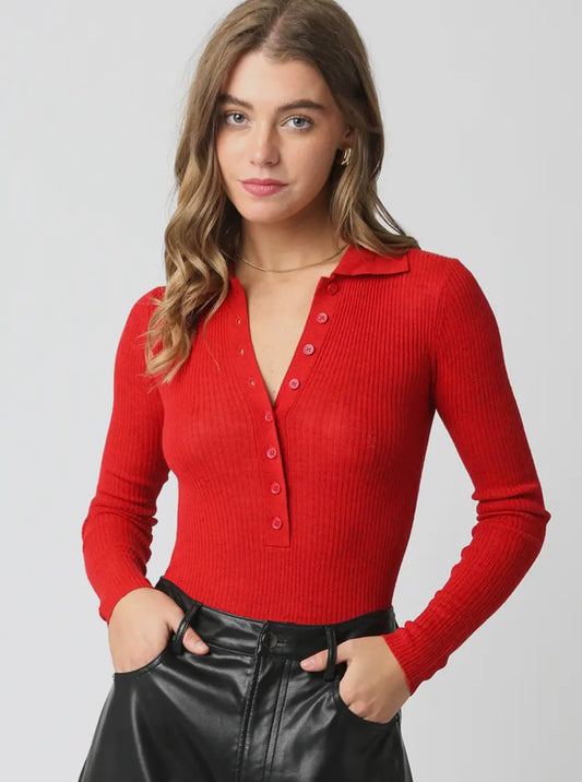 Gloria Button Bodysuit