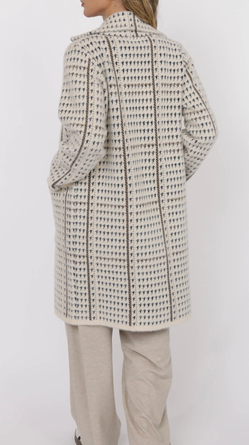 Marceau Houndstooth Coat