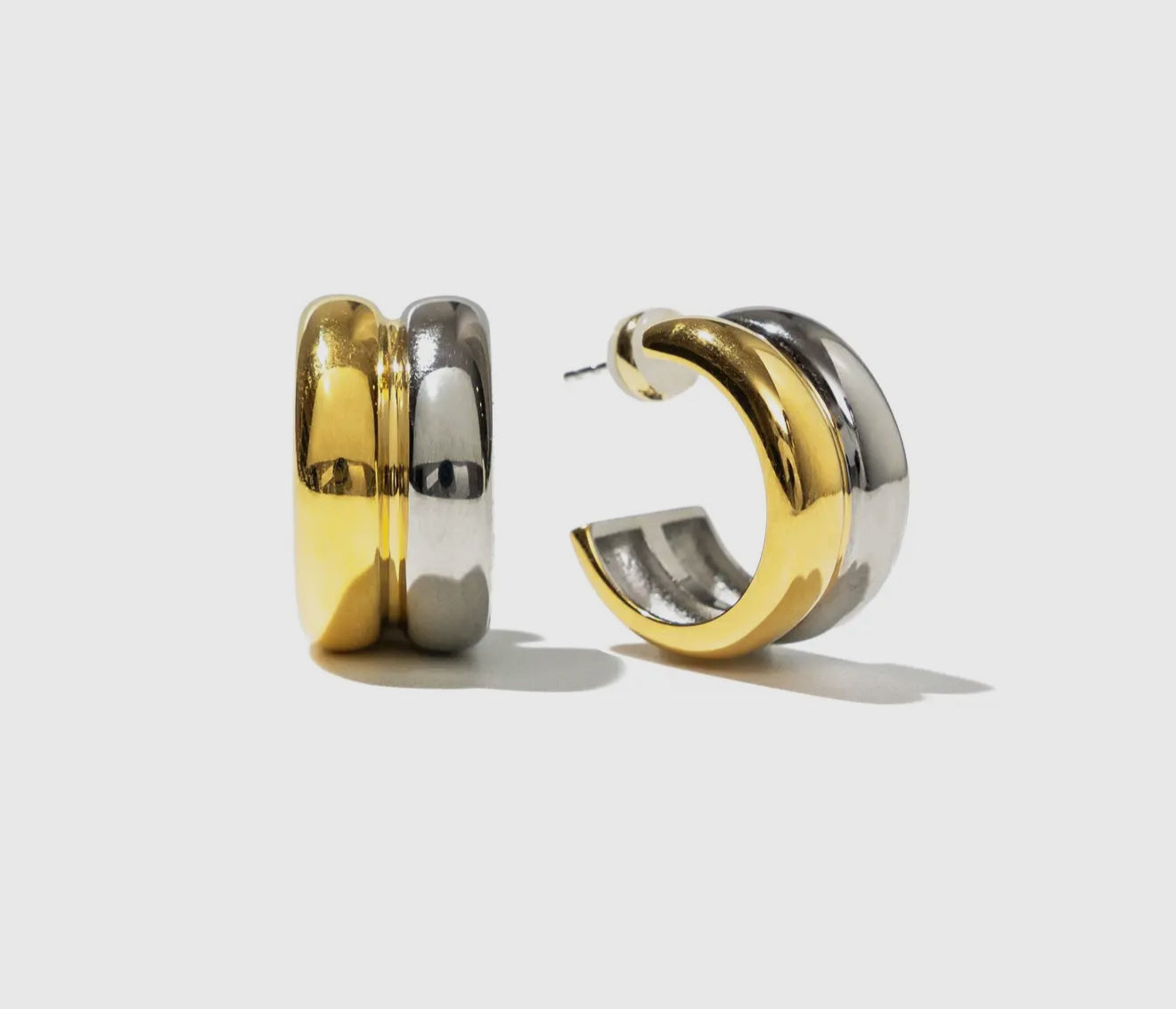Twin Tone Hoop