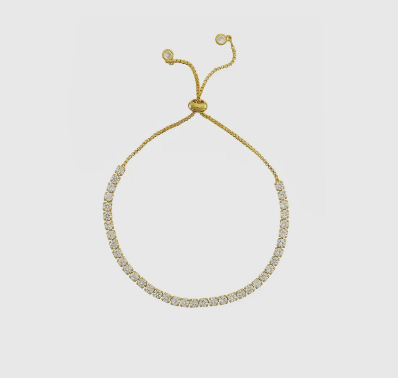 Pull Tie Tennis Bracelet