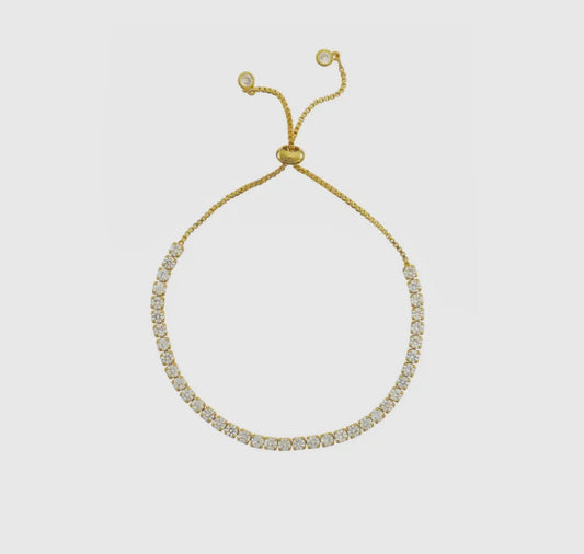 Pull Tie Tennis Bracelet