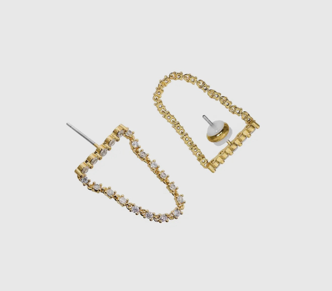Tennis Drop Earrings