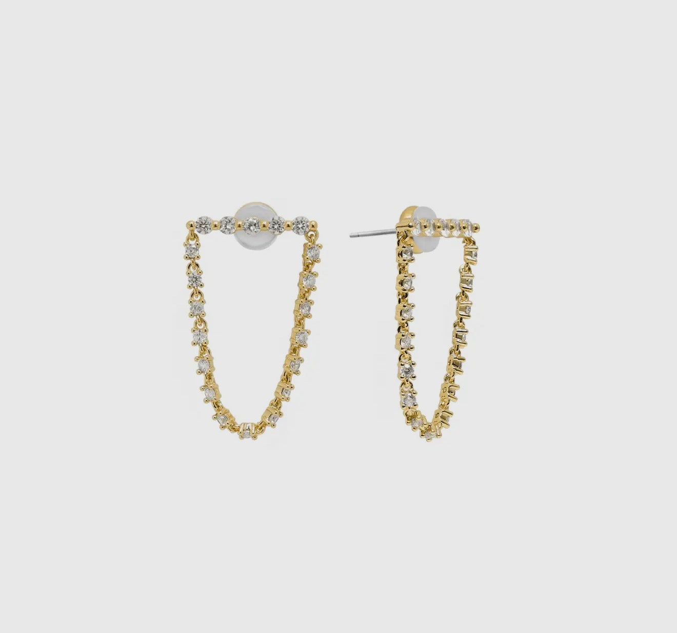 Tennis Drop Earrings