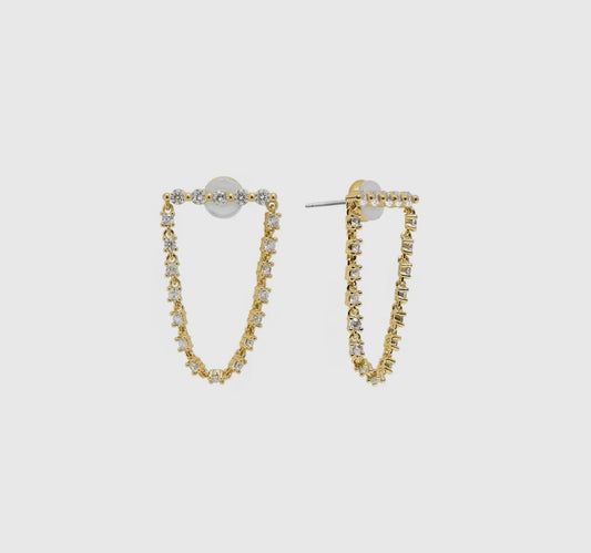 Tennis Drop Earrings