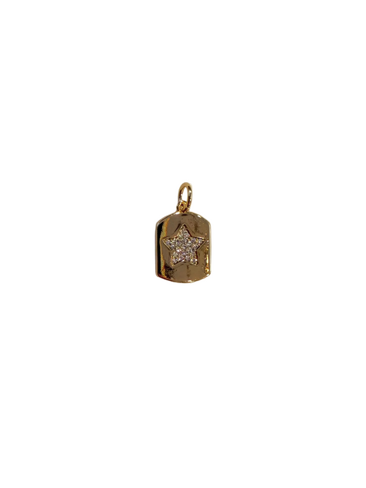 Pavé Star Tag Charm