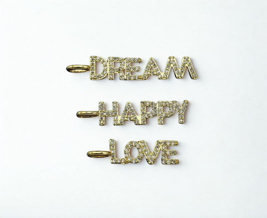 Positive Pavé Charm