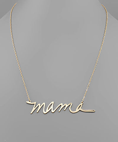 Mama - Cursive