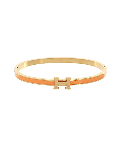 Mini H Bangle Bracelet