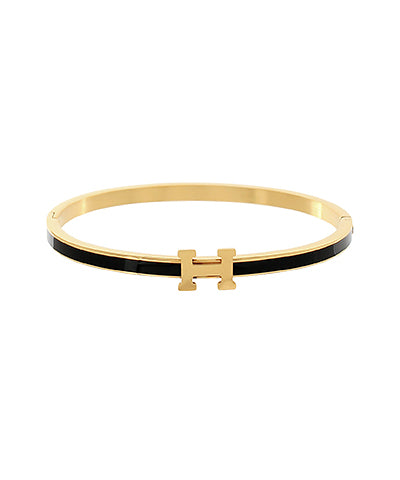 Mini H Bangle Bracelet