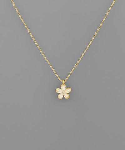 Petal Pendant Necklace