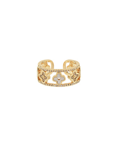 Clover Open Ring