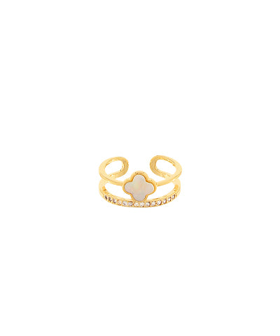 Clover Layered Ring