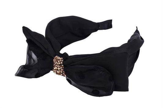 Black Bow Headband