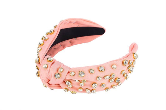 Studded Pink Headband