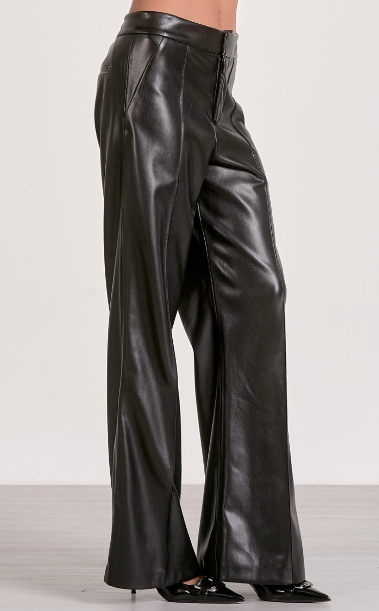Sleek & Trim Leather Pants