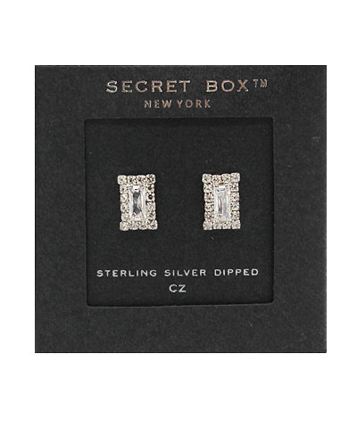 Secret Box - Baguette Cut Studs