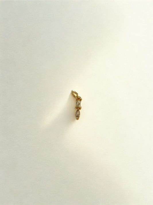 Stacked Diamonds Charm