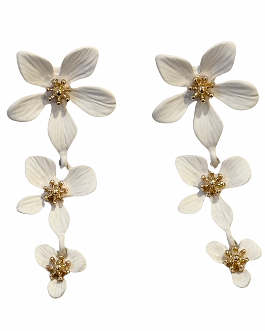 Flower Drop Earrings