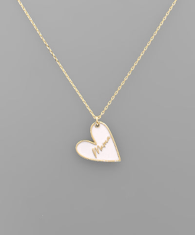 Mama - Heart Necklace