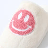 Smiley Face Fuzzy Slippers